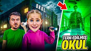 ELİF SİNEM GECE TERKEDİLMİŞ OKULA GİRDİK !! 