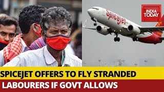 Spicejet has offered to fly stranded migrant workers from delhi and
mumbai patna on government's requisition. "we would love alleviate the
suffering of...