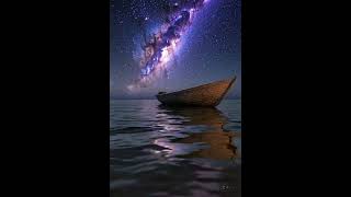 Cosmic Waves: Ocean Meets Infinity 🌊✨