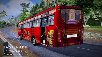 Tamilnadu Private Bus Mod In Bus Simulator Indonesia - Bussid Bus Mod - Bussid Car Mod - Bussid