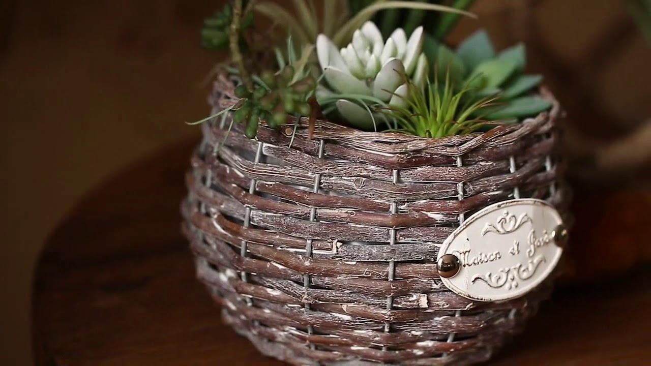 Willow Planter 'Maison at Garden' Set of 2