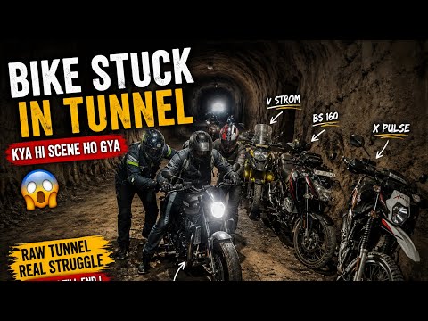 Tunnel Ke Andar Bike Fas Gayi 😱 | Himachal Ride Vlog