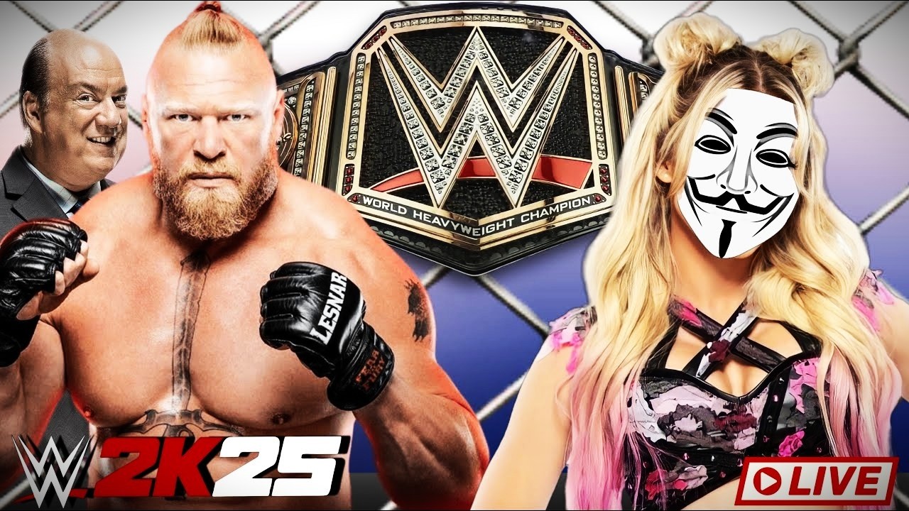 🔴 LIVE WWE 2K25 |BROCK LEASNER VS ???? | EPIC FIGHTS| The Booyah Playz Zone🔥