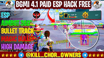 BGMI 4.1 HACK | BGMI 4.1 MOD APK | BGMI ESP HACK | BGMI HACK 4.1 | HOW TO HACK BGMI HACK 1