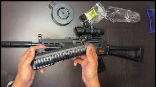Unboxing and testing the PP19-Bizon Gel blaster Gun🔫 #unboxing #asmr #militaryarmschannel #bizon