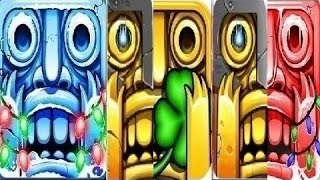 Temple Run Spooky Summit VS Blazing Sands VS Frozen Shadows Gameplay HD #33 screenshot 5