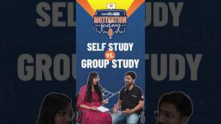 Self Study Vs Group Study? Better Option to prepare for Exams #shorts #selfstudy #groupstudy