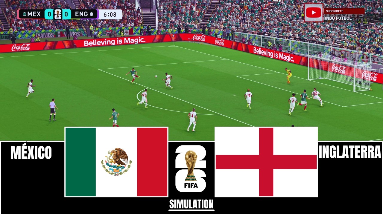 MÉXICO vs INGLATERRA  Copa Mundial 2026 - Match Highlights & Prediction