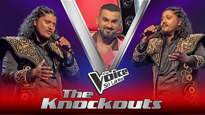 Bhanu Prabasha | Le Temps des Cathédrales | The Knockouts | The Voice Sri Lanka