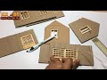 How to Make Cardboar House Beautifull  Episode 01 -  Làm Nhà Mô Hình Bằng Bìa Carton