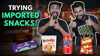 Trying IMPORTED SNACKS! | Ft. Nutella Biscuits & Cheetos | The Urban Guide