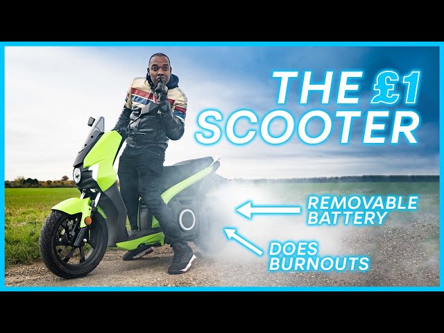 This Electric Scooter Goes 100 miles For Just £1! | NEW Silence S01  Connected Review - YouTube