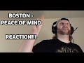Boston - Peace of Mind - reaction