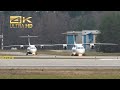 (4K) 2 Dornier 328 from Private Wings D-CATZ &amp; D-CREW departure Manching Airbase ETSI IGS