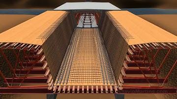 Bridge construction - Incremental Launching - 3D Animation