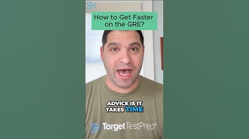 How to Get Faster on the GRE 🤔 | #GRE | #Shorts
