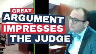 Defense Attorney Presents Judge Fleischer COMPELLING LEGAL ARGUMENT About Police Stopping His Client