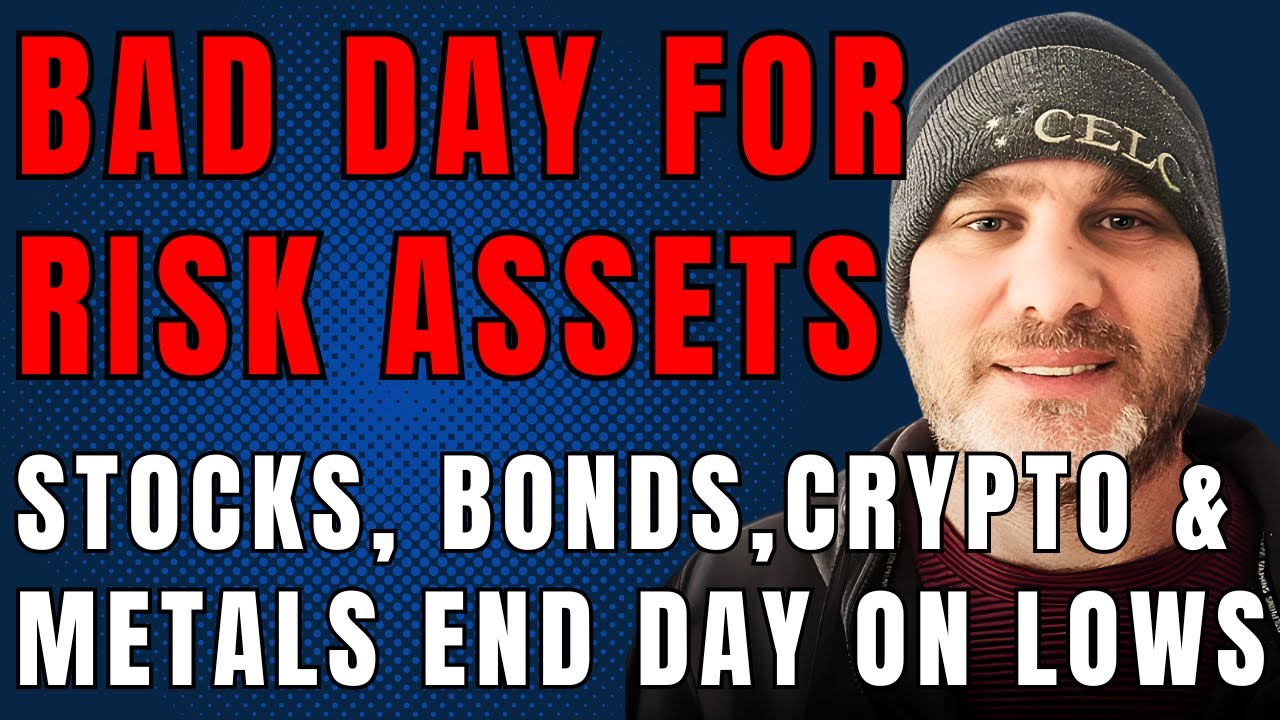 BAD DAY FOR RISK ASSETS. STOCKS, BONDS, CRYPTO END DAY ON LOWS