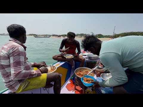 ஐயோ ‼️இவ்ளோ ருசியான மீனை கத்திரிக்காய் வச்சு மீன் குழம்பு Eggplant and fish curry கடல் மேல 