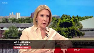 Zoe Conway (BBC Correspondent) Reports On Insulation Issues On BBC Breakfast [29.05.2024]