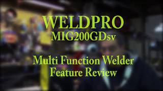 Weldpro MIG welder MIG200GDsv update