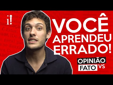 Vídeo: Diferença Entre Opinião E Percepção