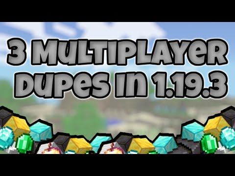 How To Do 3 Multiplayer Duplication Glitches In Minecraft 1.19.3 Java Tutorial