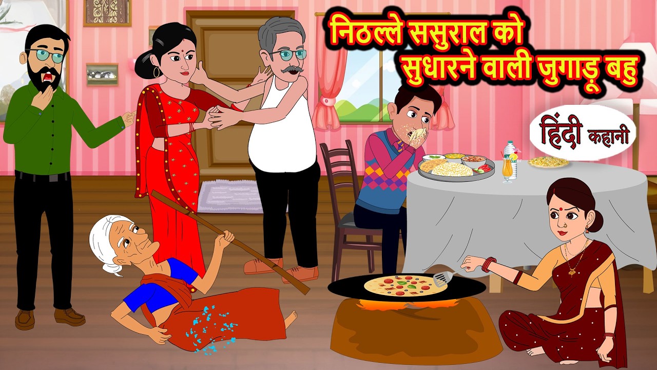 निठल्ले ससुराल को सुधारने वाली जुगाड़ू बहु Hindi Story | Bedtime Stories | Moral Story | Fairy Tales