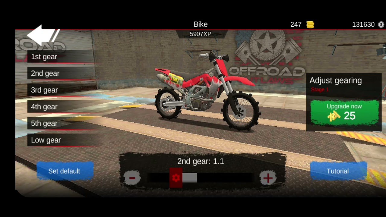 My 141Mph dirt bike gear tune(Offroad Outlaws) YouTube