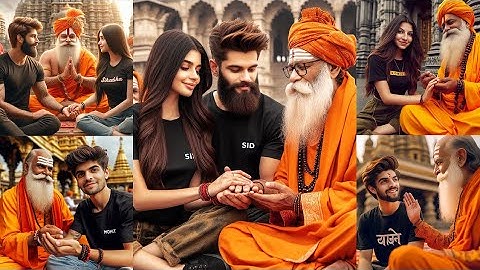 Pandit Examines Lines On The Boy