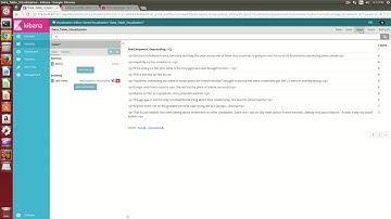 Kibana DataTable Dashboard Creation