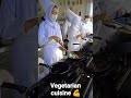 student culinary practice -vegetarian cuisine