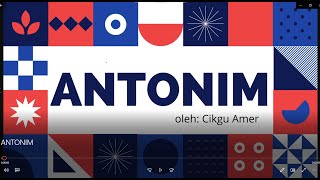 Antonim - Bahasa Melayu