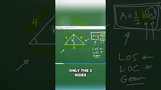 Find Triangle Area Heron's Formula Explained Simply #math #maths #geometry #education #algebra