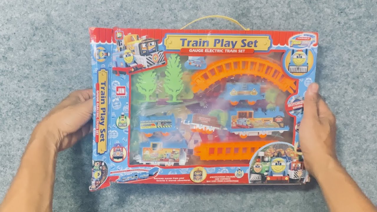unboxing train toy