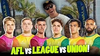 AFL vs NRL vs Union… Settling the Debate Once & For All! 🏆 Behind the scenes