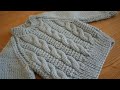 Amazing handknitted baby boy sweater design