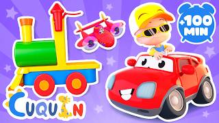 cars trains airplanes vehicle songs cartoons cuquin