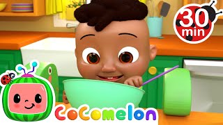 Learn to Make Breakfast Song 30 MIN COMPILATION |  Let's learn with Cody! CoComelon Songs for kids