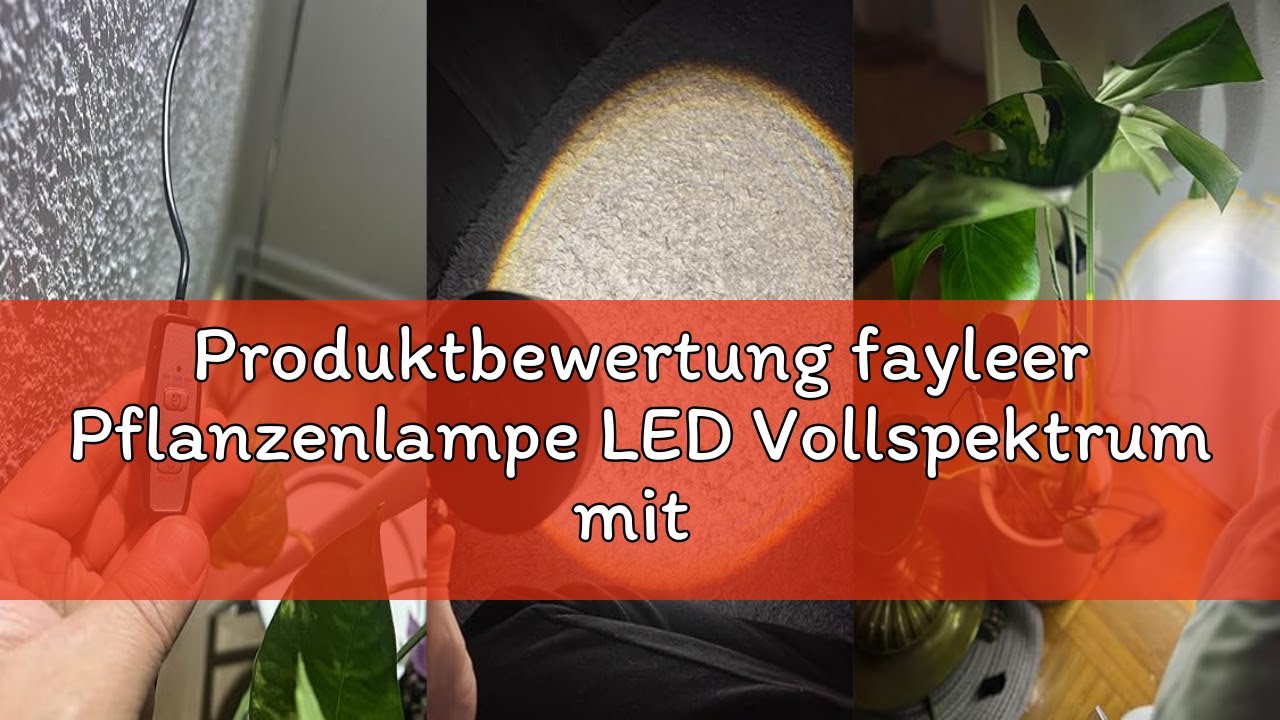 Produktbewertung fayleer Pflanzenlampe LED Vollspektrum mit Optischer Linse für Hohe PPFD, Höhenvers
