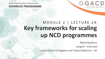 GACD e-Hub Advanced Programme - Lecture 2A Key frameworks for scale up