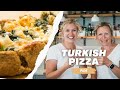 How to make Turkish Pizza (healthier version)!