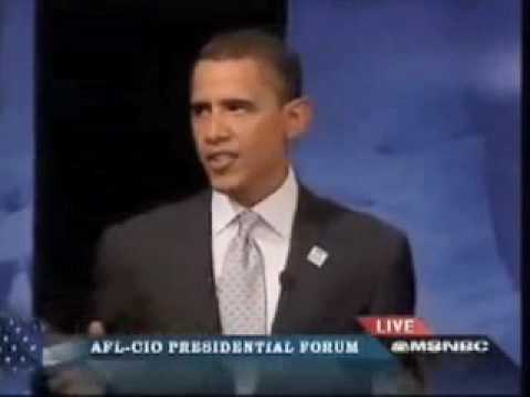 Barack Obama at the AFL-CIO Presidential Forum