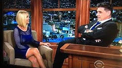 Carrie Keagan's see thru outfit on The Craig Ferguson Show
