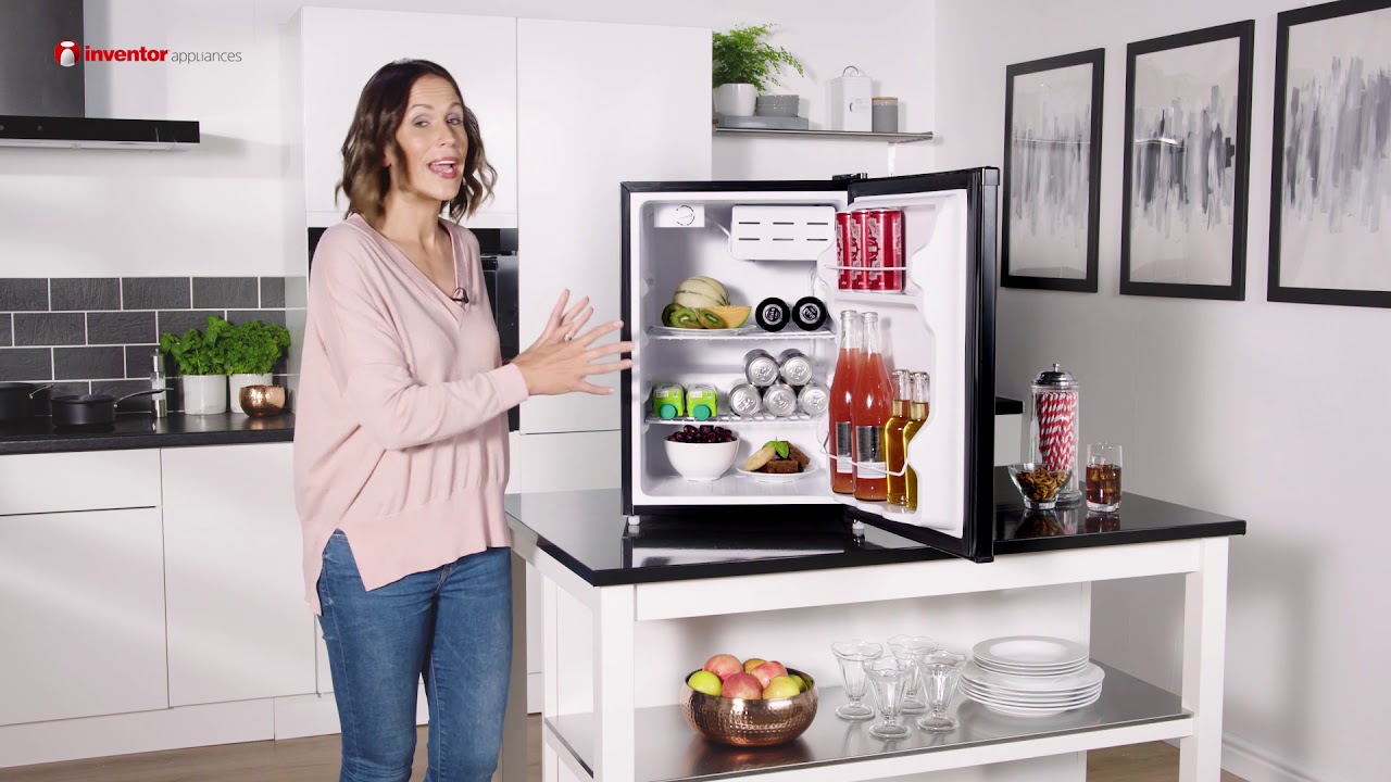 Mini Bar 66L Refrigerator in Black colour by Inventor Appliances [HD