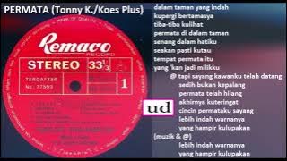 Deddy Damhudi dgn. Band 4 Nada - Permata (Tonny K.- Koes Plus) - 1976