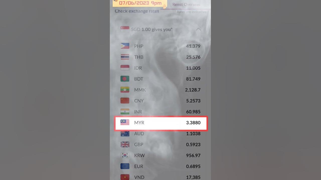 exchange-rate-sgd-to-myr-as-of-07-06-2023-9pm-exchangerate-youtube