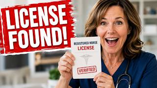 How to look up a nurse's license online for free