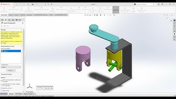 SolidWorks Tutorial for beginners-Universal Joint Assembly-Part D