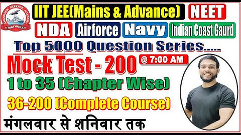 Airforce X- Group 2022 l  Physics Chapter wise Mock Test-1 (Vector-सदिश) By Shashank Sir l #airforce